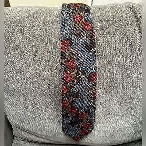 Ermenegildo Zegna Floral Made in Italy Silk Tie
